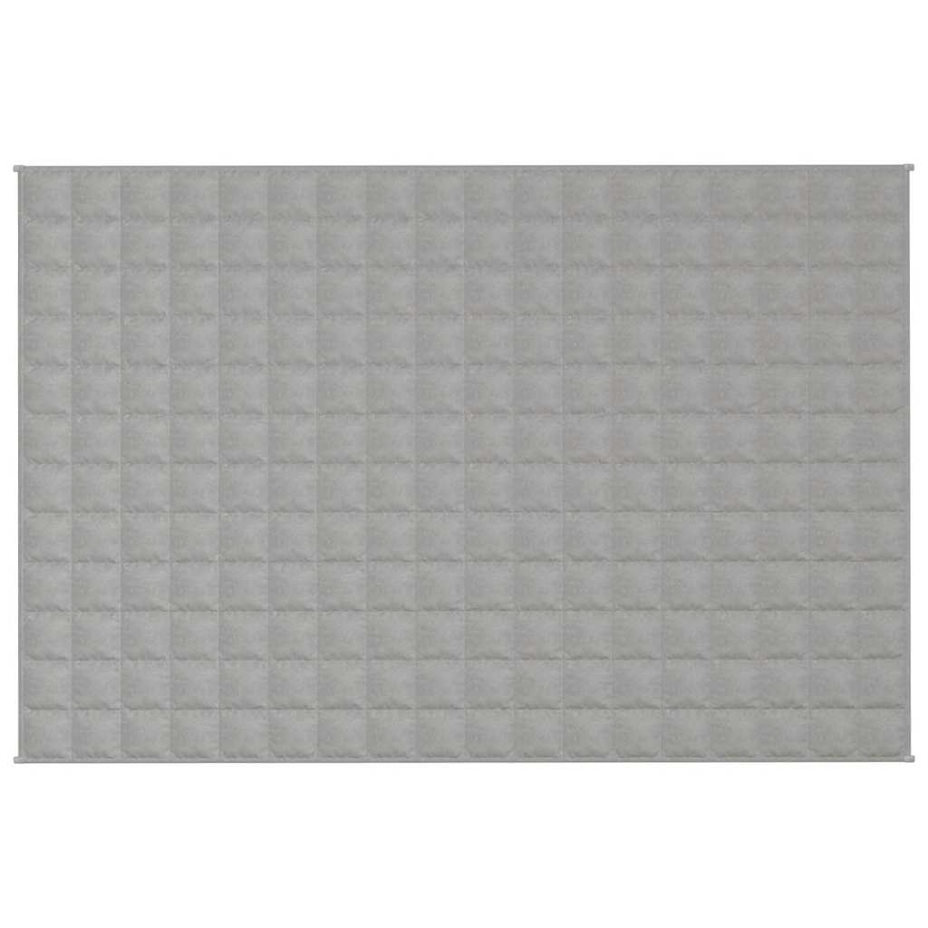 Szürke szövet súlyozott takaró 120 x 180 cm 9 kg