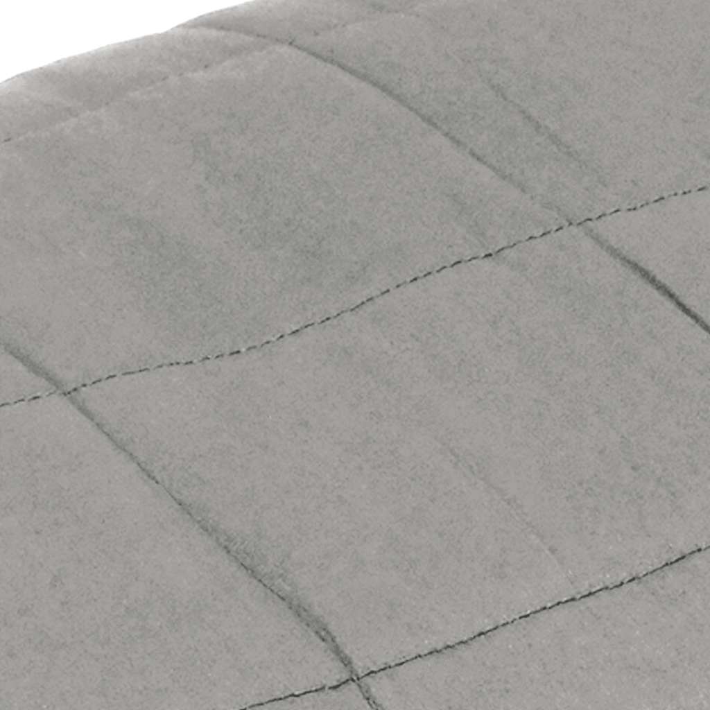 Szürke szövet súlyozott takaró 200 x 200 cm 13 kg