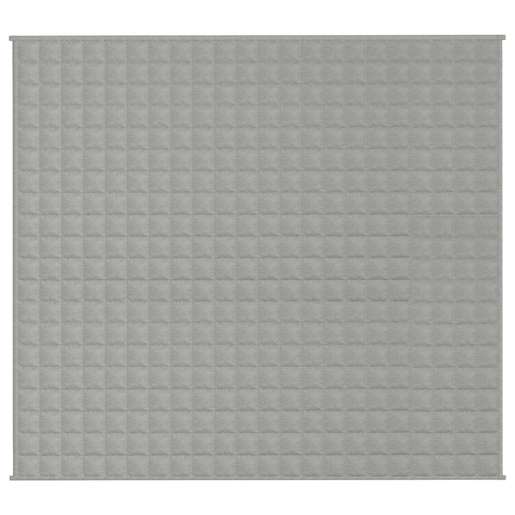 Szürke szövet súlyozott takaró 200 x 225 cm 9 kg