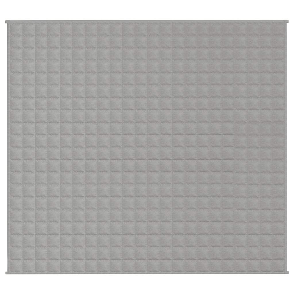 Szürke szövet súlyozott takaró 200 x 225 cm 13 kg