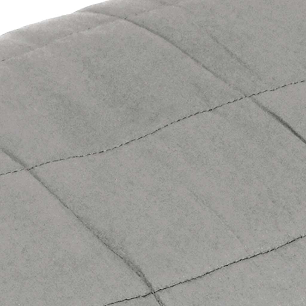 Szürke szövet súlyozott takaró 220 x 235 cm 11 kg