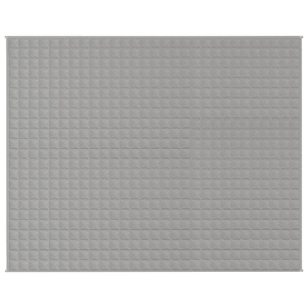 Szürke szövet súlyozott takaró 235 x 290 cm 15 kg