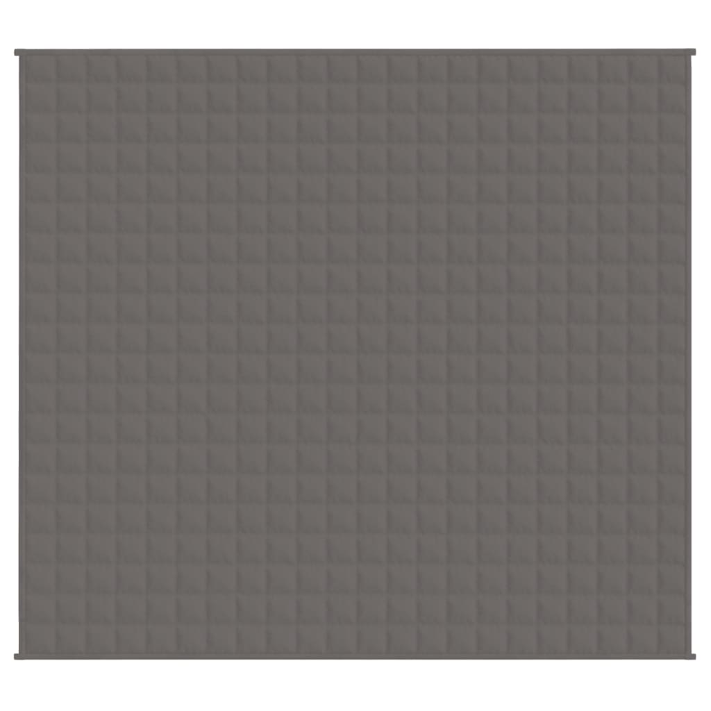 Szürke szövet súlyozott takaró 200 x 225 cm 13 kg