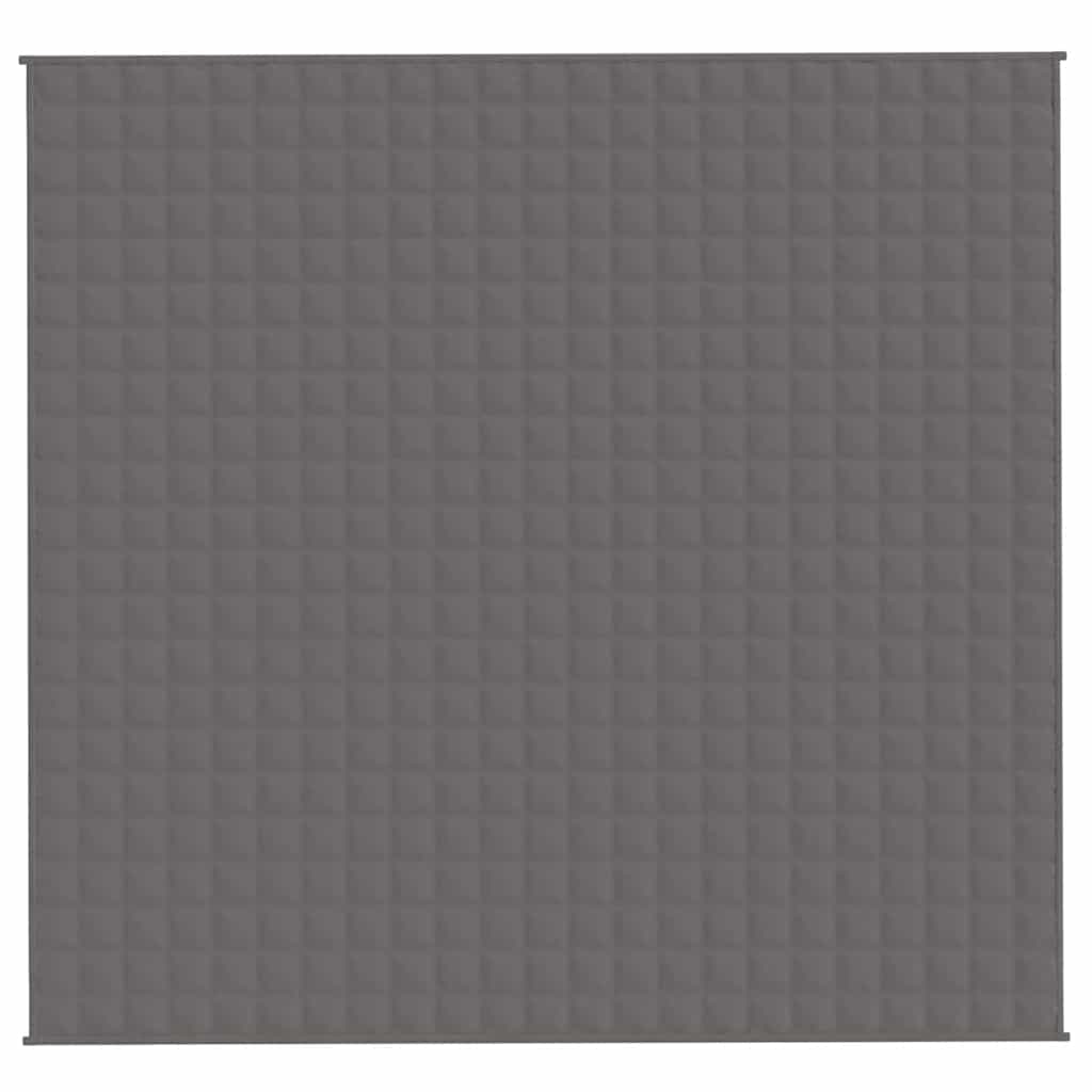 Szürke szövet súlyozott takaró 220 x 235 cm 11 kg