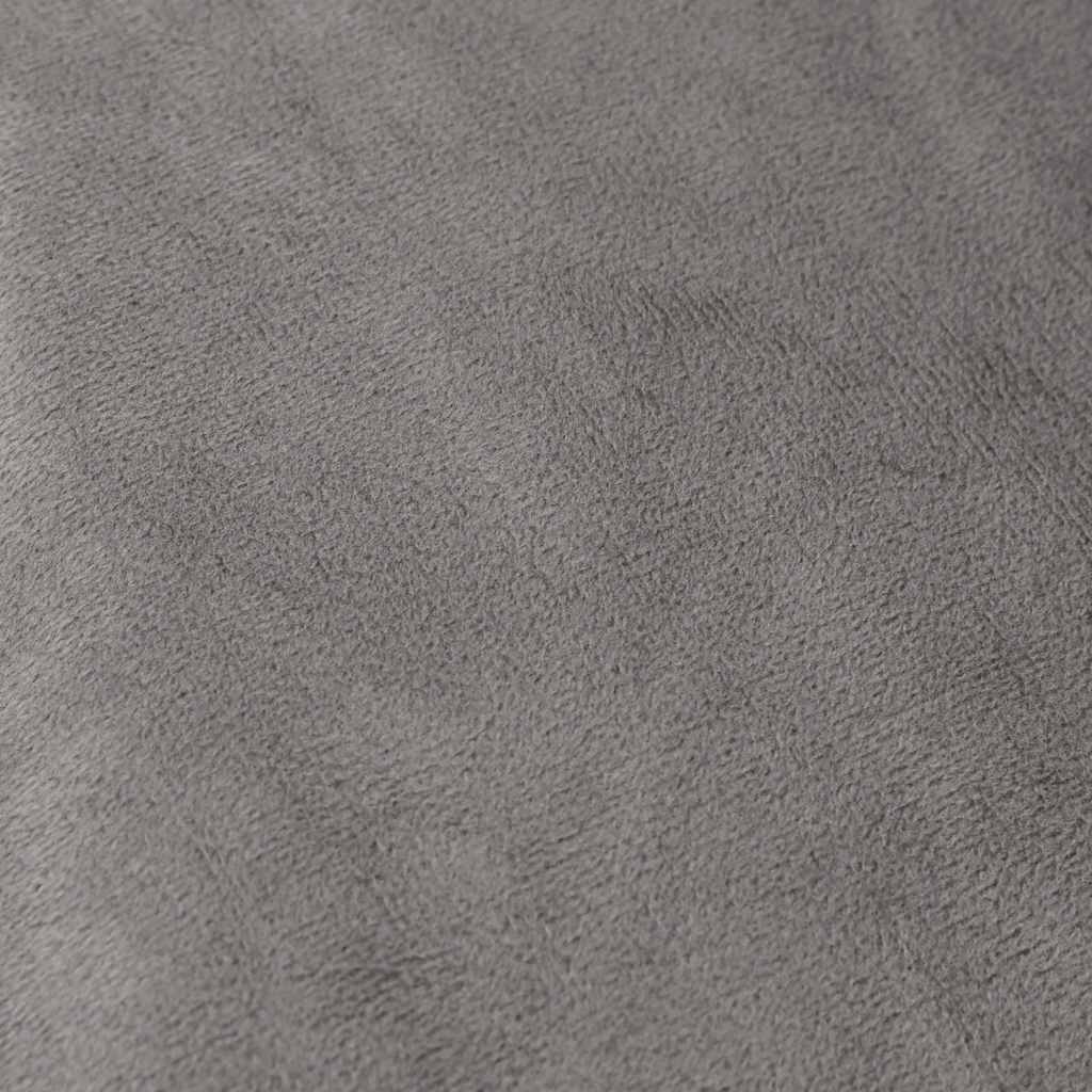 Szürke szövet súlyozott takaró huzattal 200 x 200 cm 13 kg