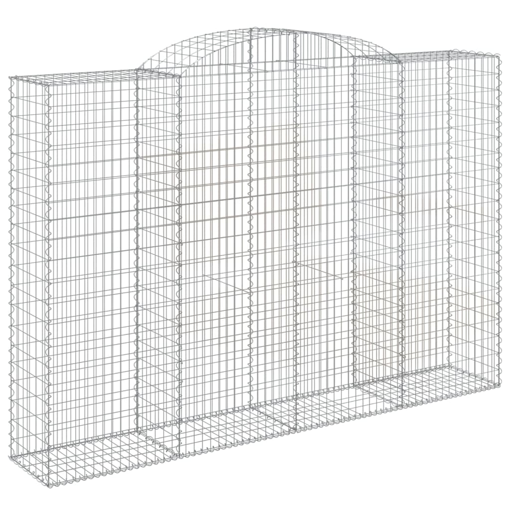 Íves horganyzott vas gabion kosár 300 x 50 x 200/220 cm