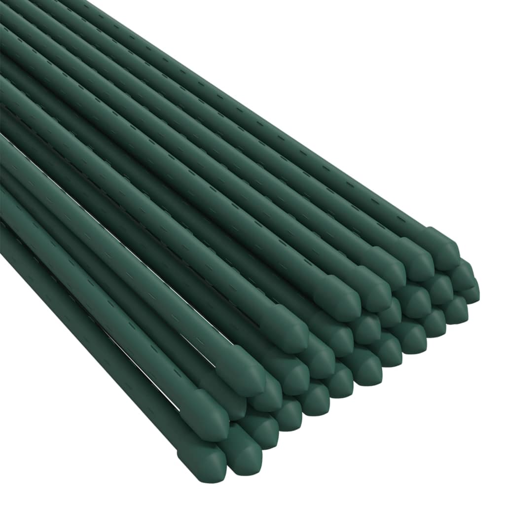 30 db zöld acél kerti növénykaró 115 cm 30 db zöld acél kerti növénykaró 115 cm