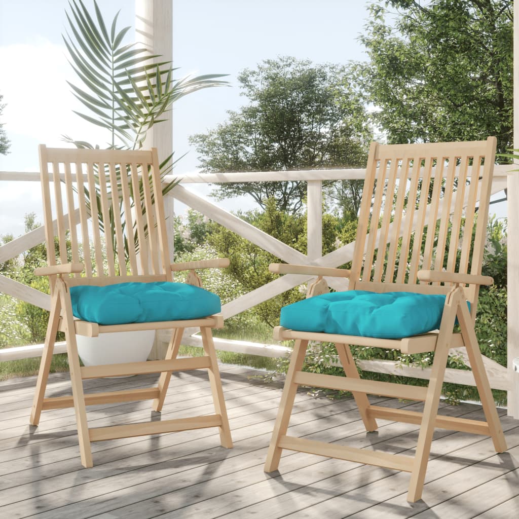 Türkiz szövet raklapkanapé-párna 60 x 60 x 12 cm  