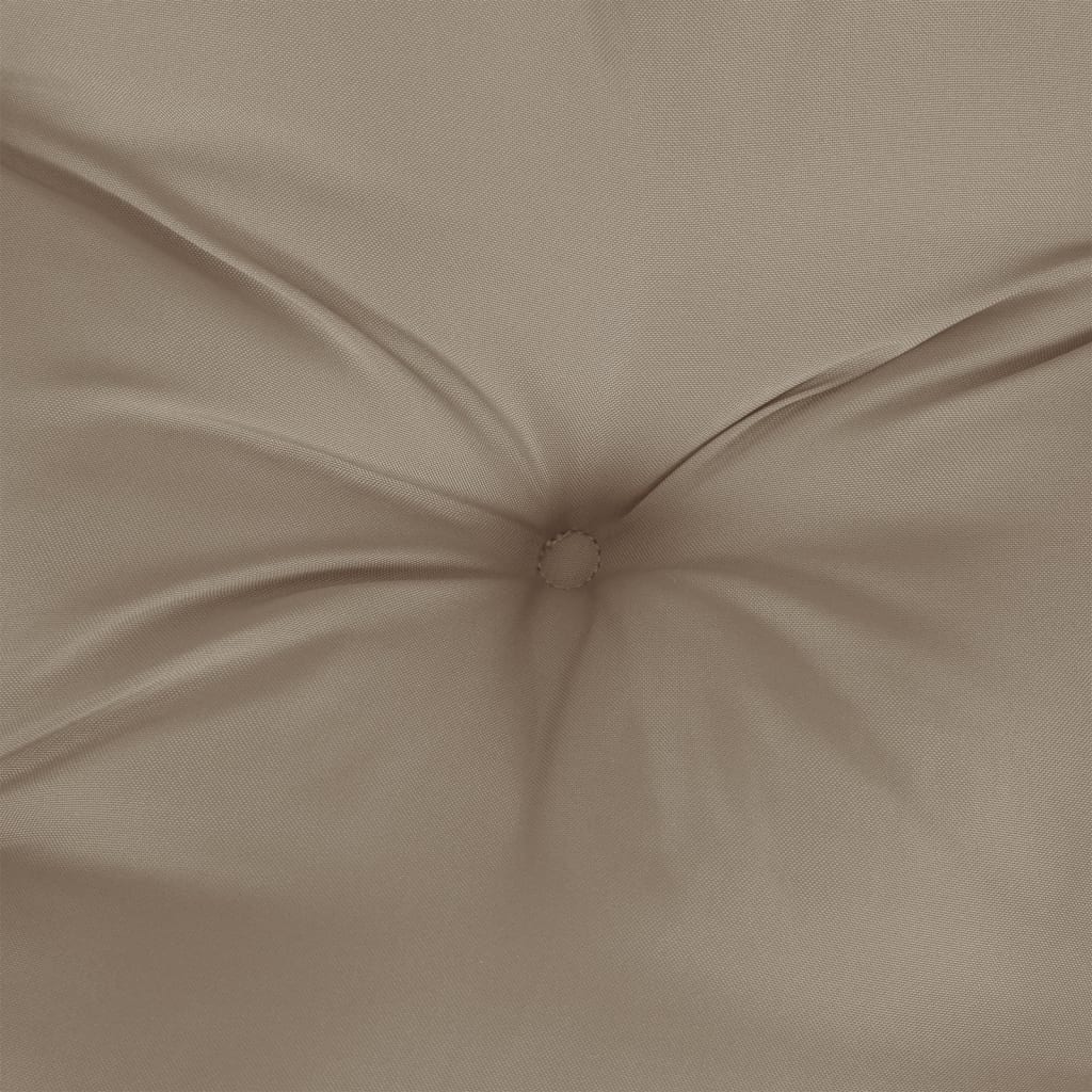 Tópszínű szövet raklappárna 70 x 70 x 12 cm