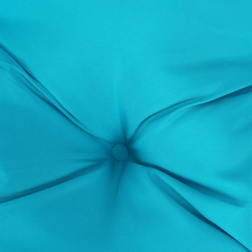 Türkizkék szövet raklappárna 70 x 40 x 12 cm
