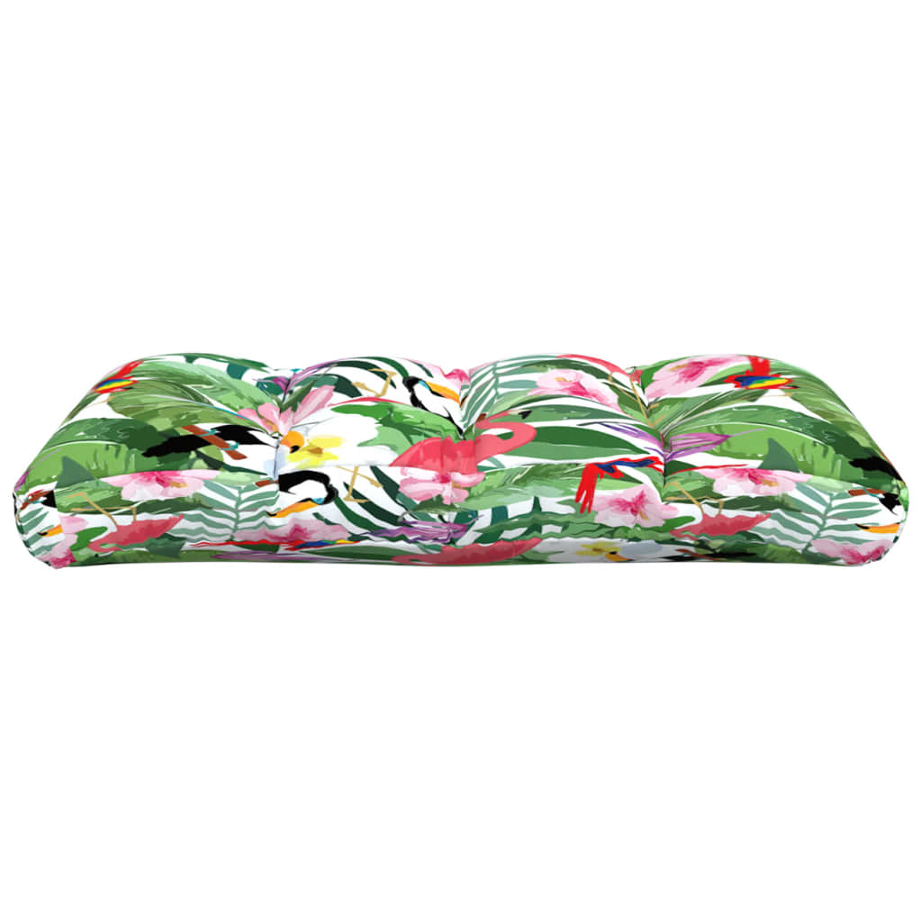 Többszínű szövet raklapkanapé párna 120 x 40 x 12 cm