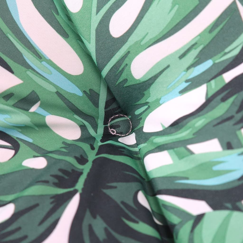 2 db levélmintás szövet raklapkanapé párna