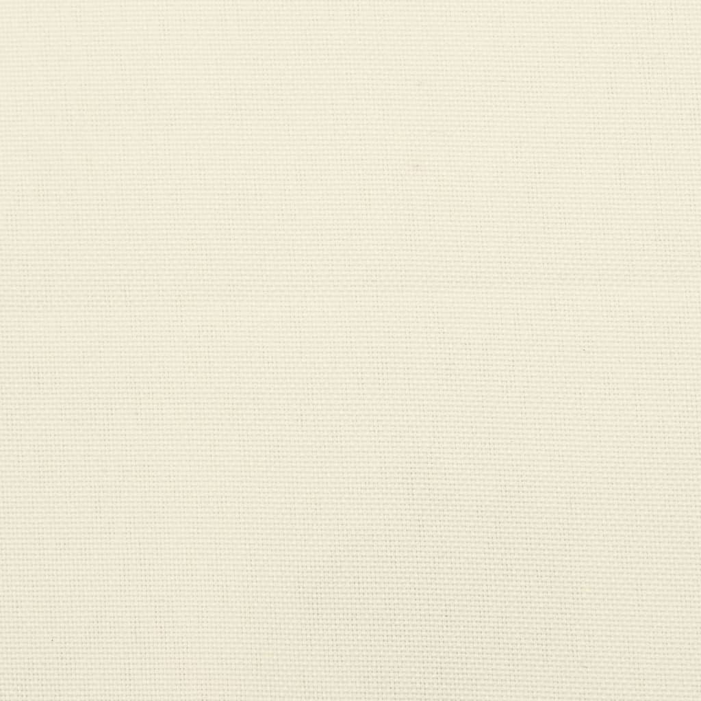 2 db krémfehér oxford szövet székpárna 40 x 40 x 7 cm