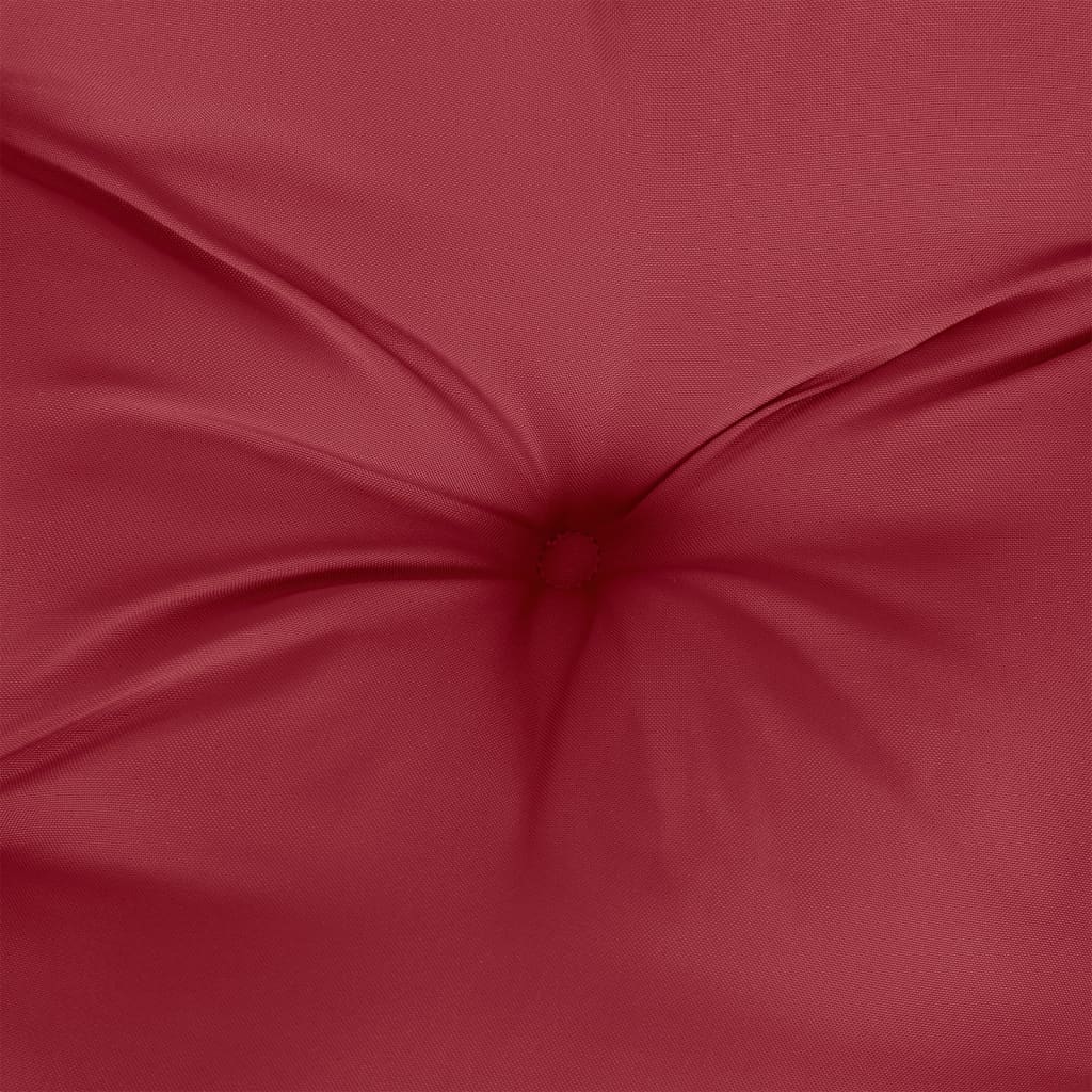 6 db bordó oxford szövet székpárna 40 x 40 x 7 cm