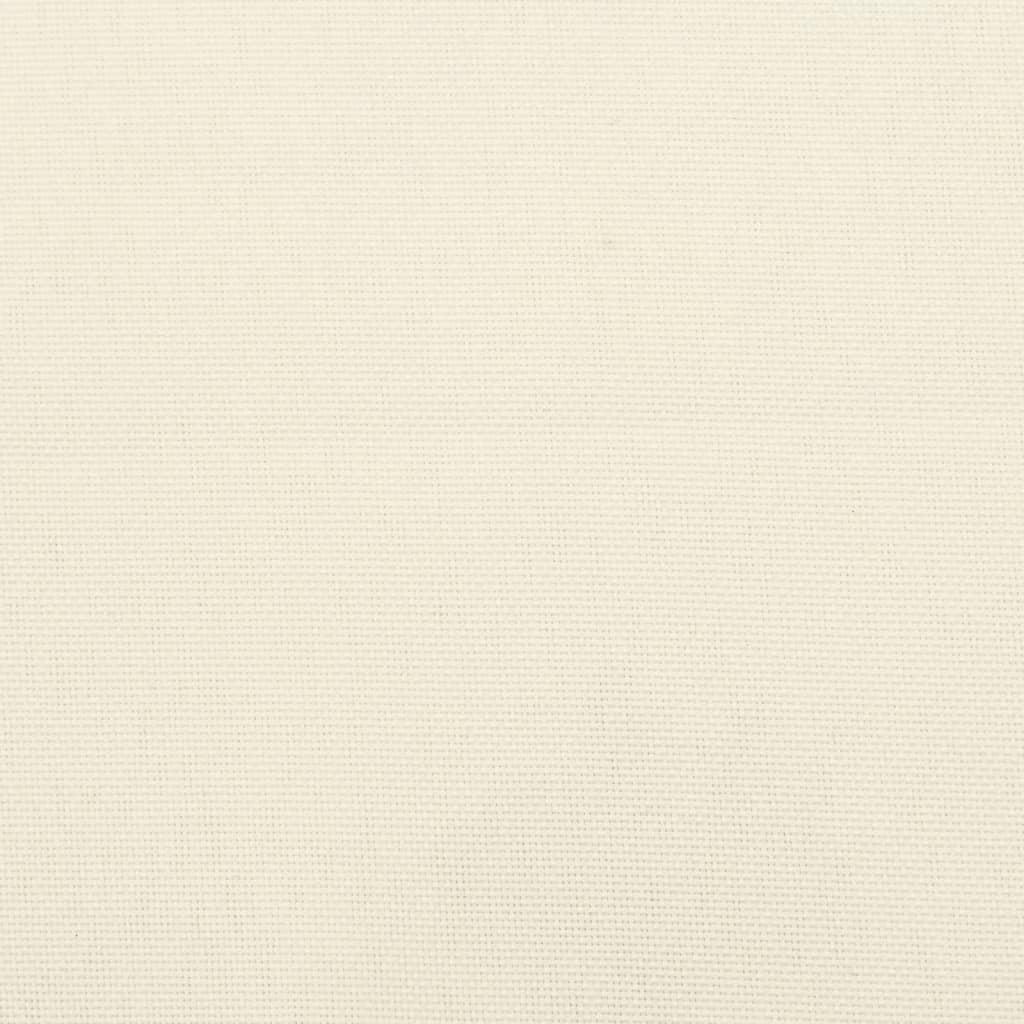 4 db krémfehér oxford szövet székpárna 50 x 50 x 7 cm