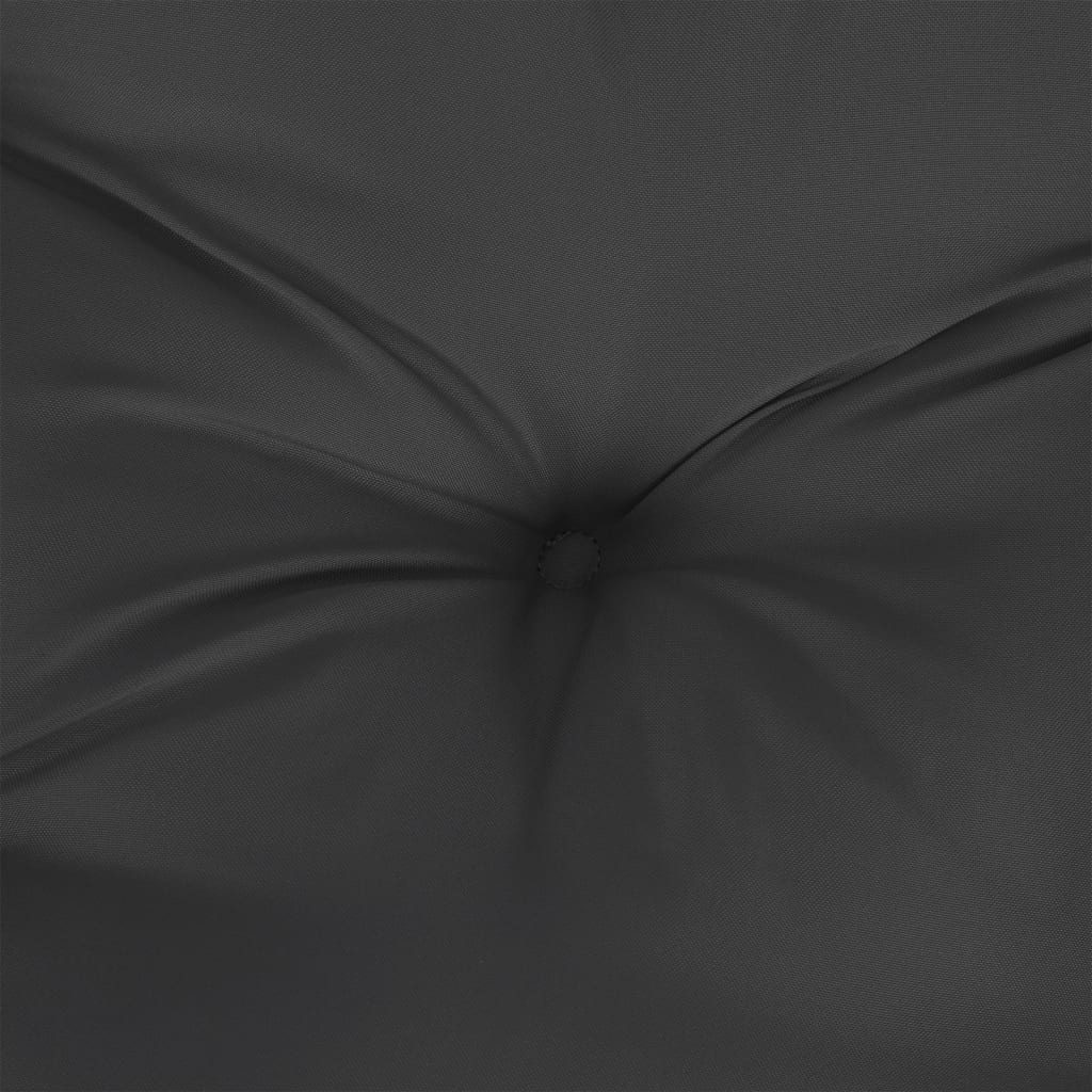 4 db fekete oxford szövet raklappárna 50 x 50 x 7 cm