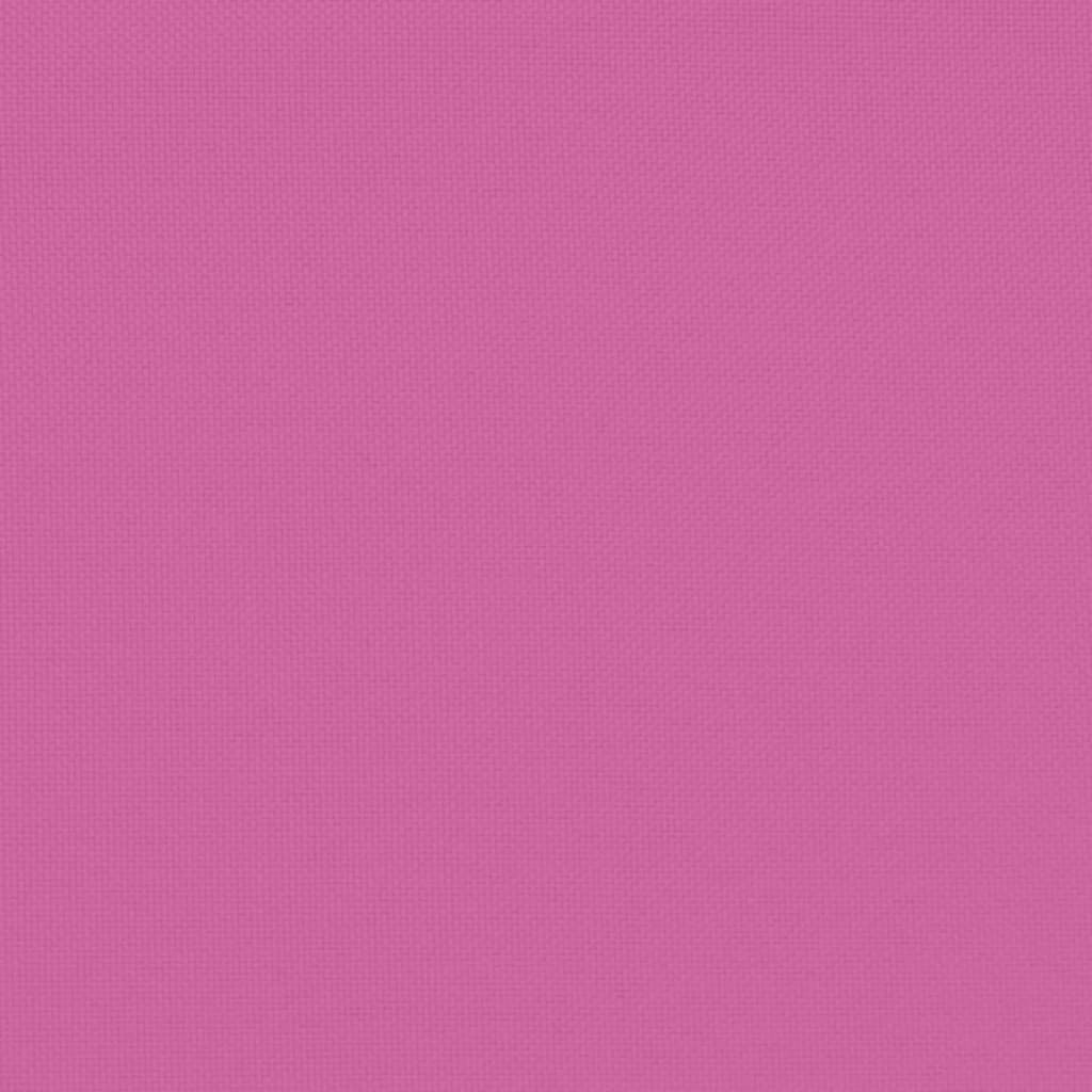 2 db rózsaszín szövet kerti padpárna 120 x 50 x 7 cm