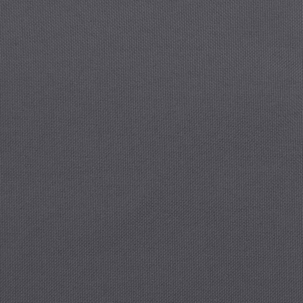 2 db antracit oxford szövet kerti padpárna 180 x 50 x 7 cm
