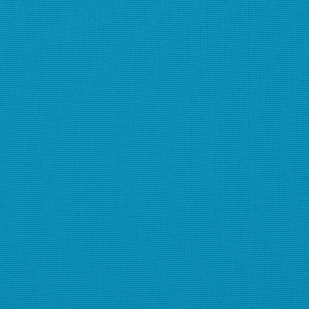 2 db világoskék oxford szövet kerti padpárna 180 x 50 x 7 cm
