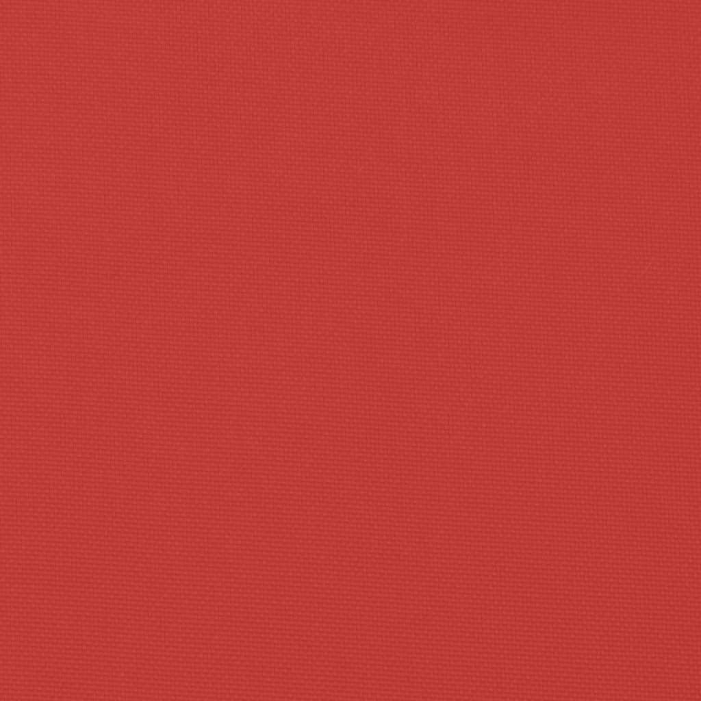 2 db piros oxford szövet kerti padpárna 200 x 50 x 7 cm