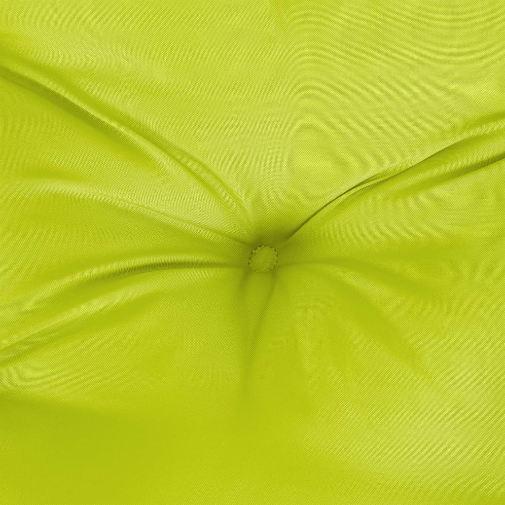 2 db élénkzöld oxford szövet kerti padpárna 200 x 50 x 7 cm