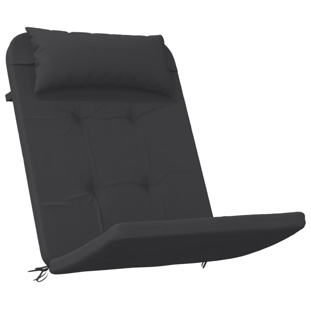 2 db fekete oxford-szövet adirondack-székpárna