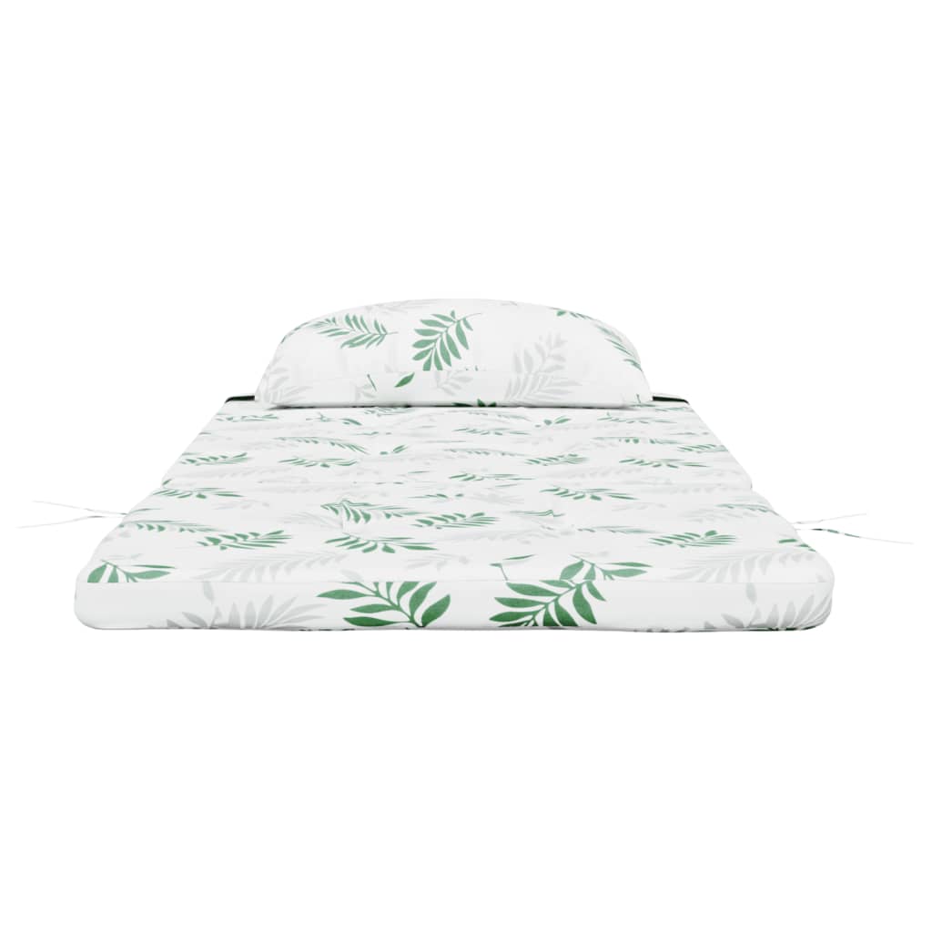 2 db levélmintás oxford-szövet adirondack-székpárna