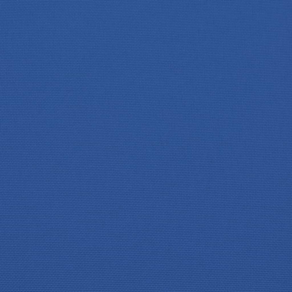 2 db királykék oxford szövet magas háttámlájú székpárna