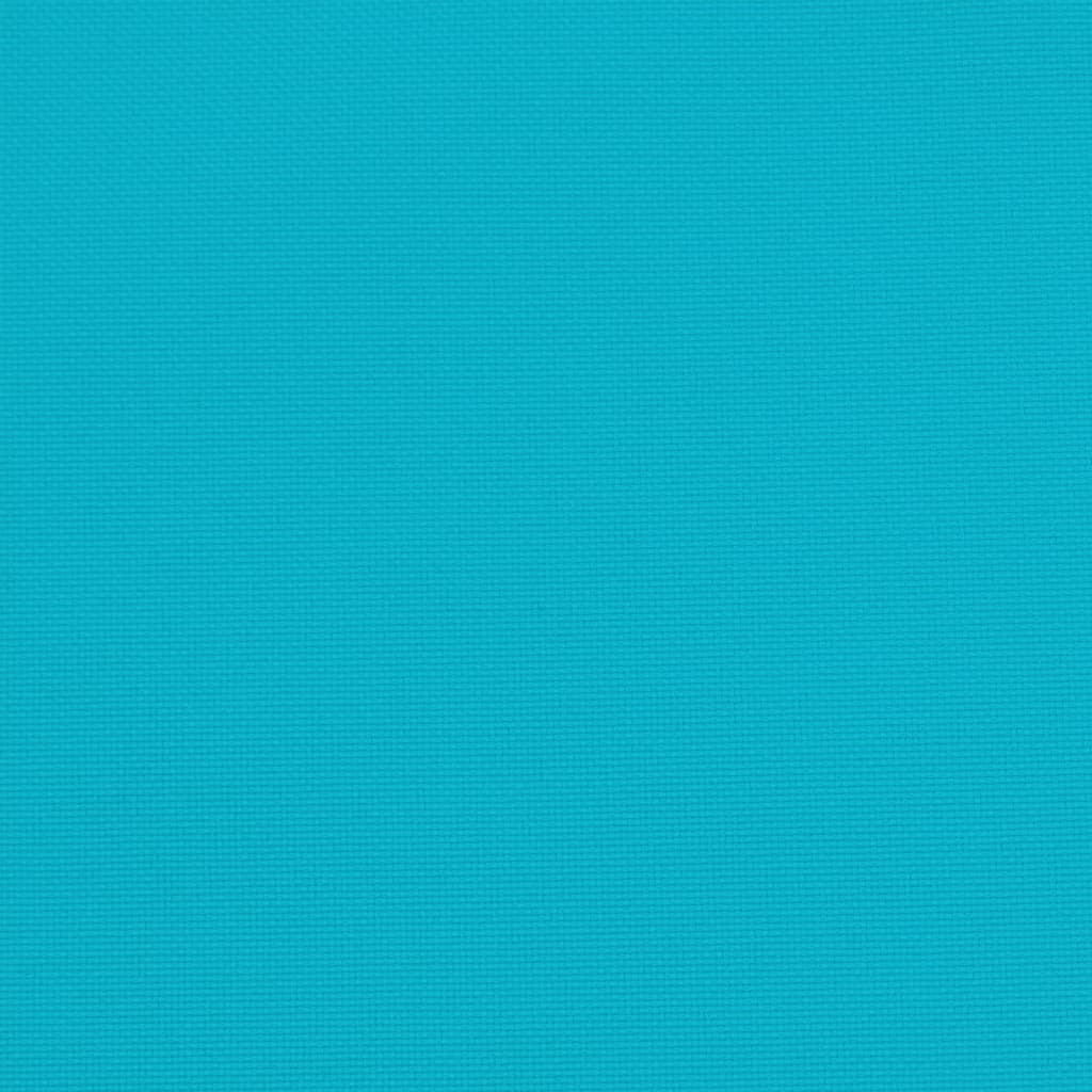 4 db türkizkék oxford szövet magas háttámlájú székpárna