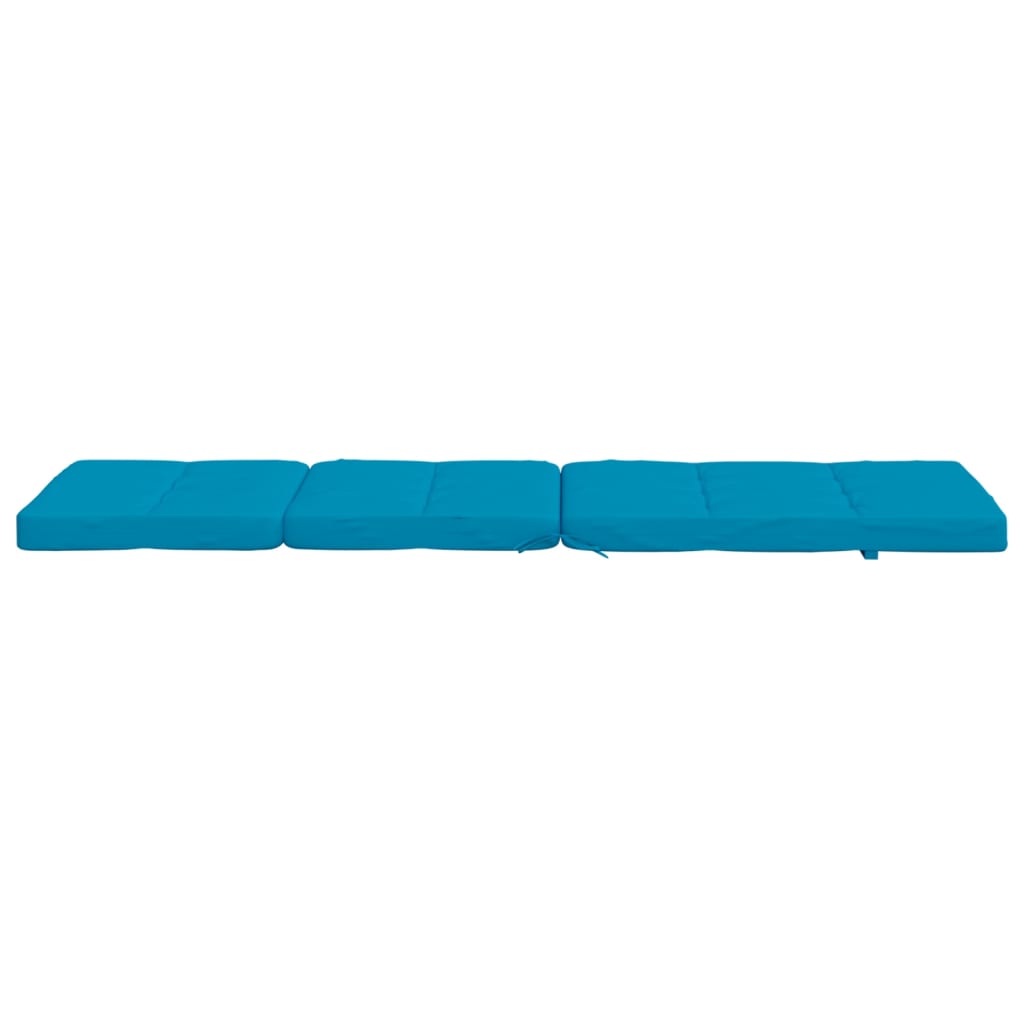 2 db világoskék oxford szövet nyugágypárna