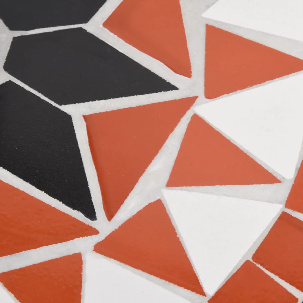 Terrakotta és fehér kerek napernyő talp 12 kg