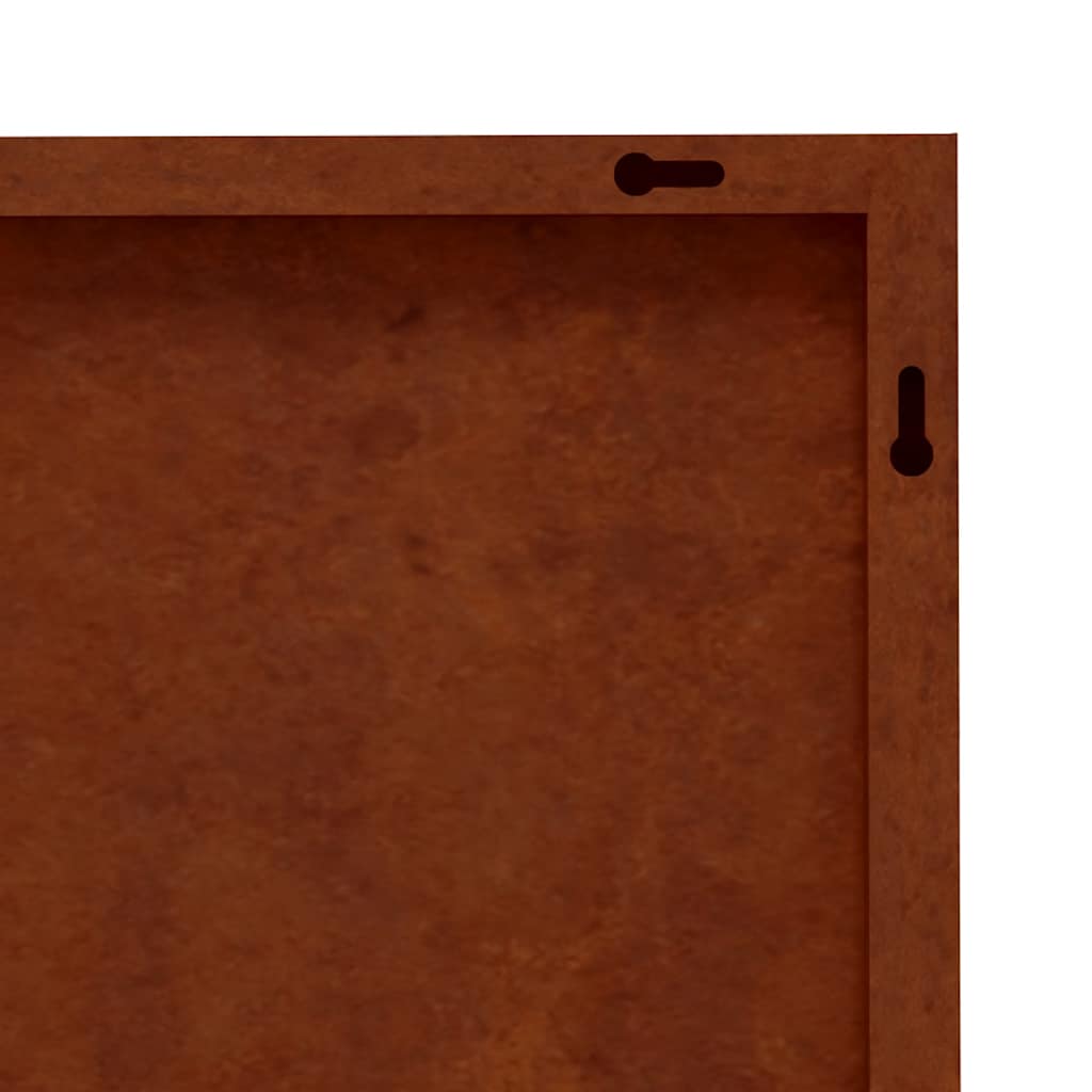 2 db famintás corten acél kerti faldísz 105 x 55 cm