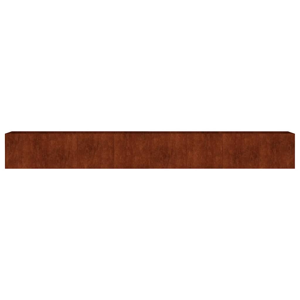 Corten acél kerti magaságyás 360 x 40 x 40 cm