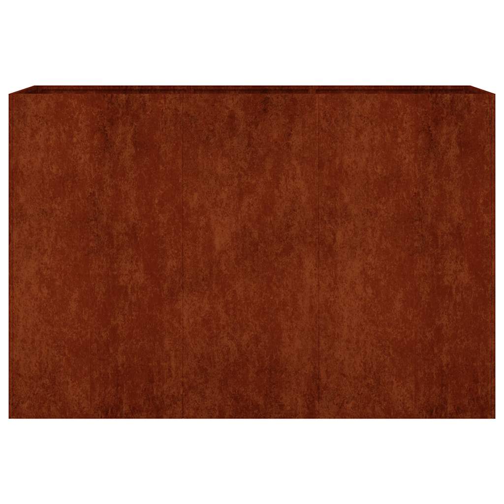 Corten acél kerti magaságyás 120x40x80 cm