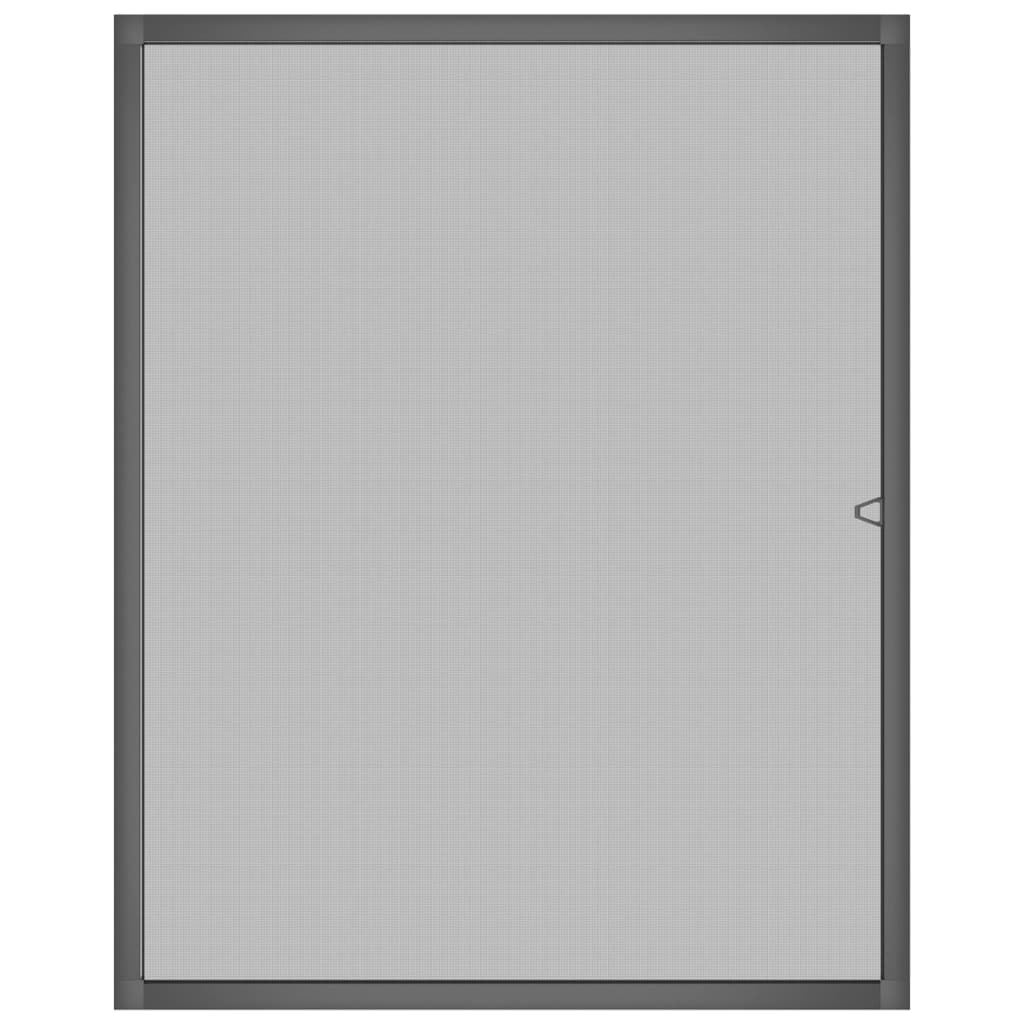 Antracitszürke ablakszúnyogháló 100x120 cm