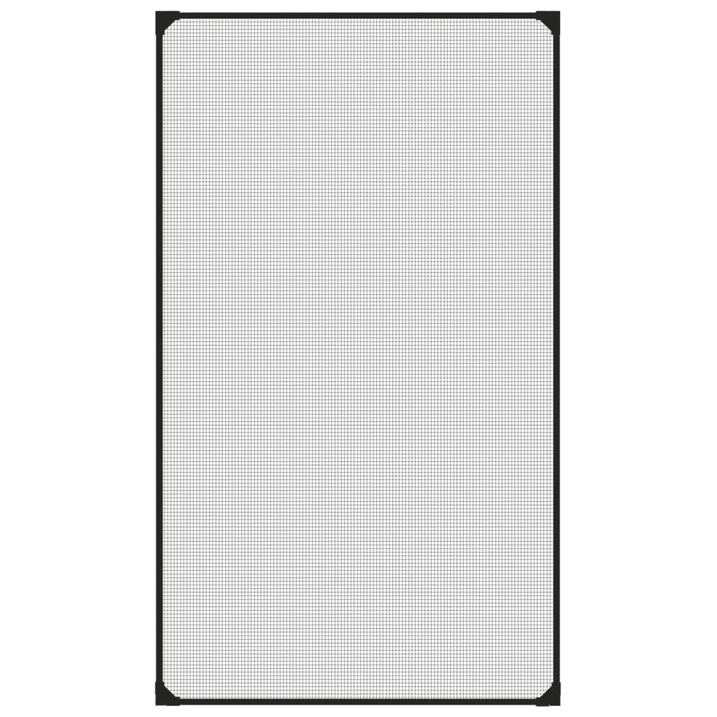 Antracitszürke mágneses ablakszúnyogháló 80 x 140 cm