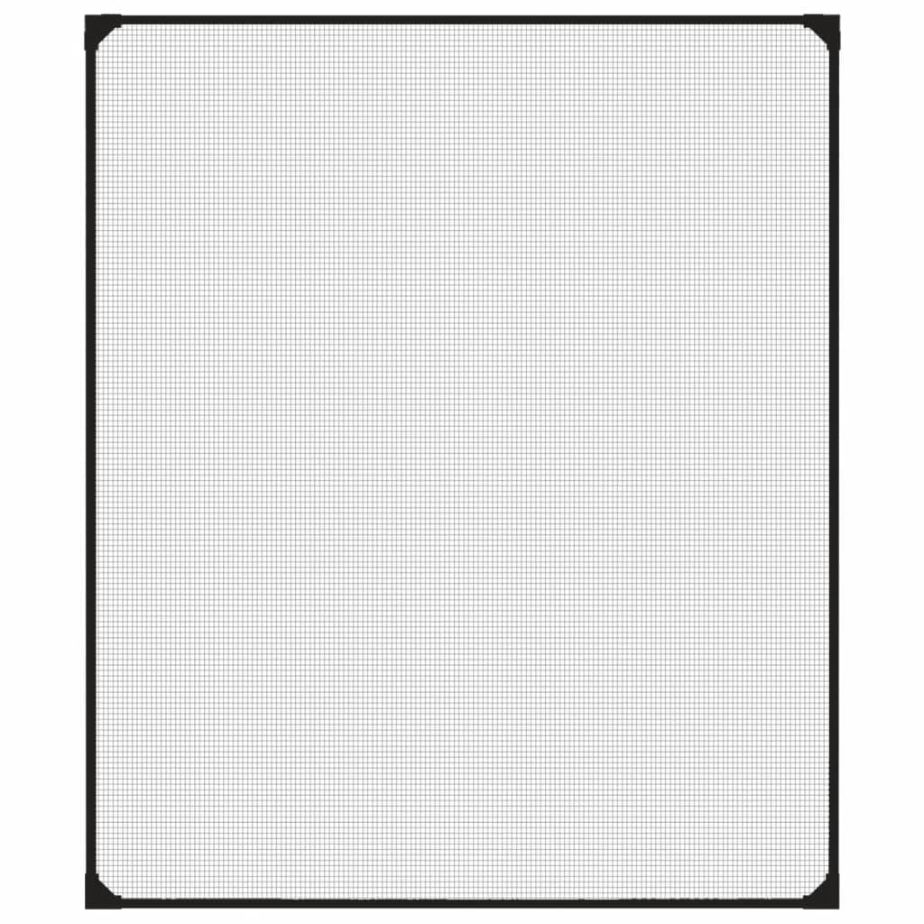 Antracitszürke mágneses ablakszúnyogháló 100 x 120 cm