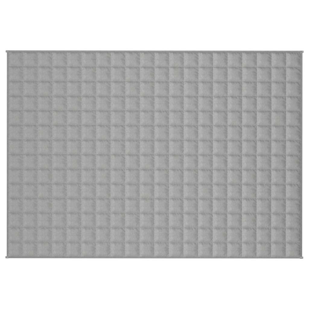 Szürke szövet súlyozott takaró 140 x 200 cm 10 kg