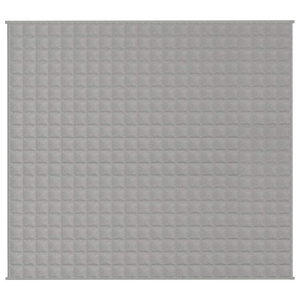 Szürke szövet súlyozott takaró 200 x 220 cm 13 kg