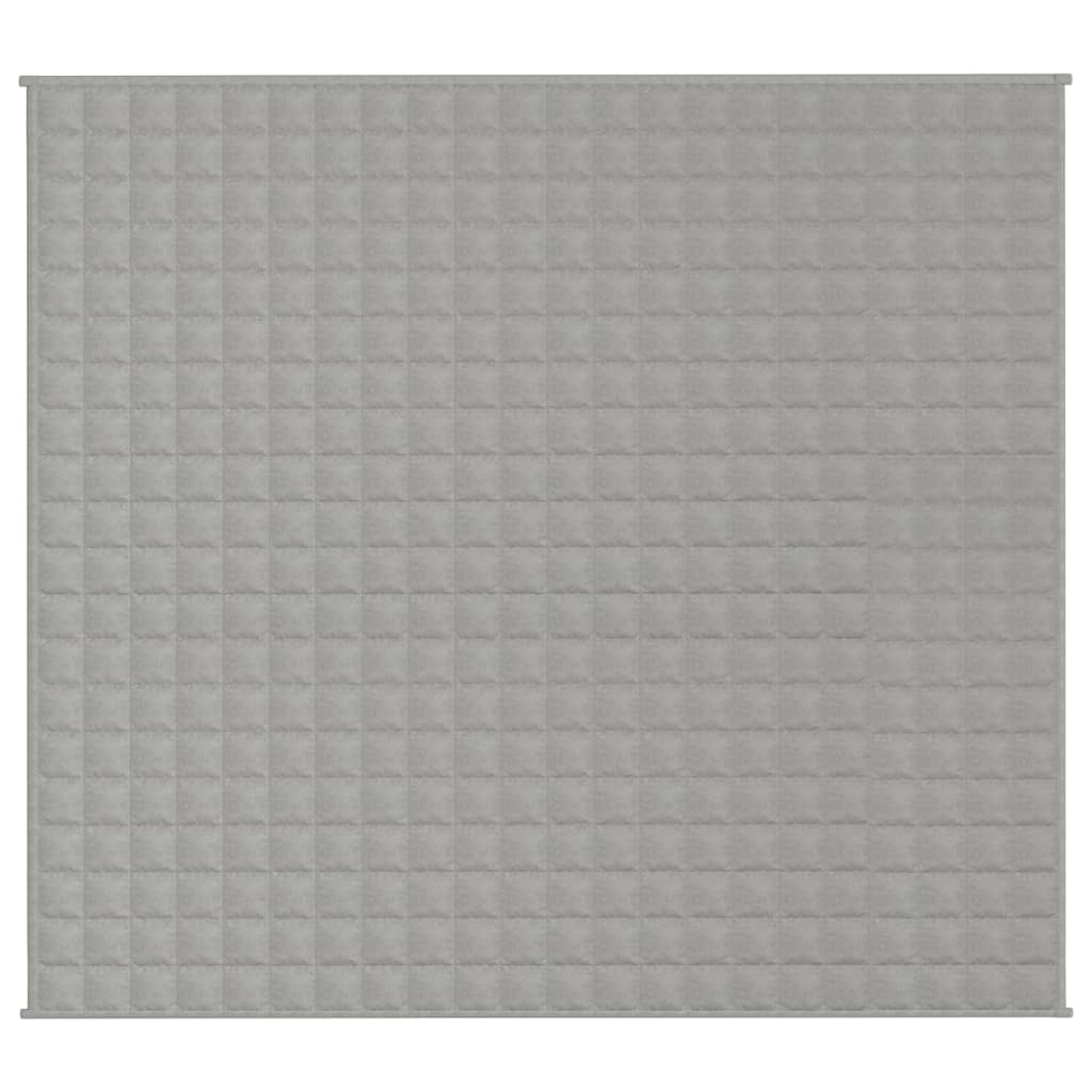 Szürke szövet súlyozott takaró 200 x 230 cm 13 kg