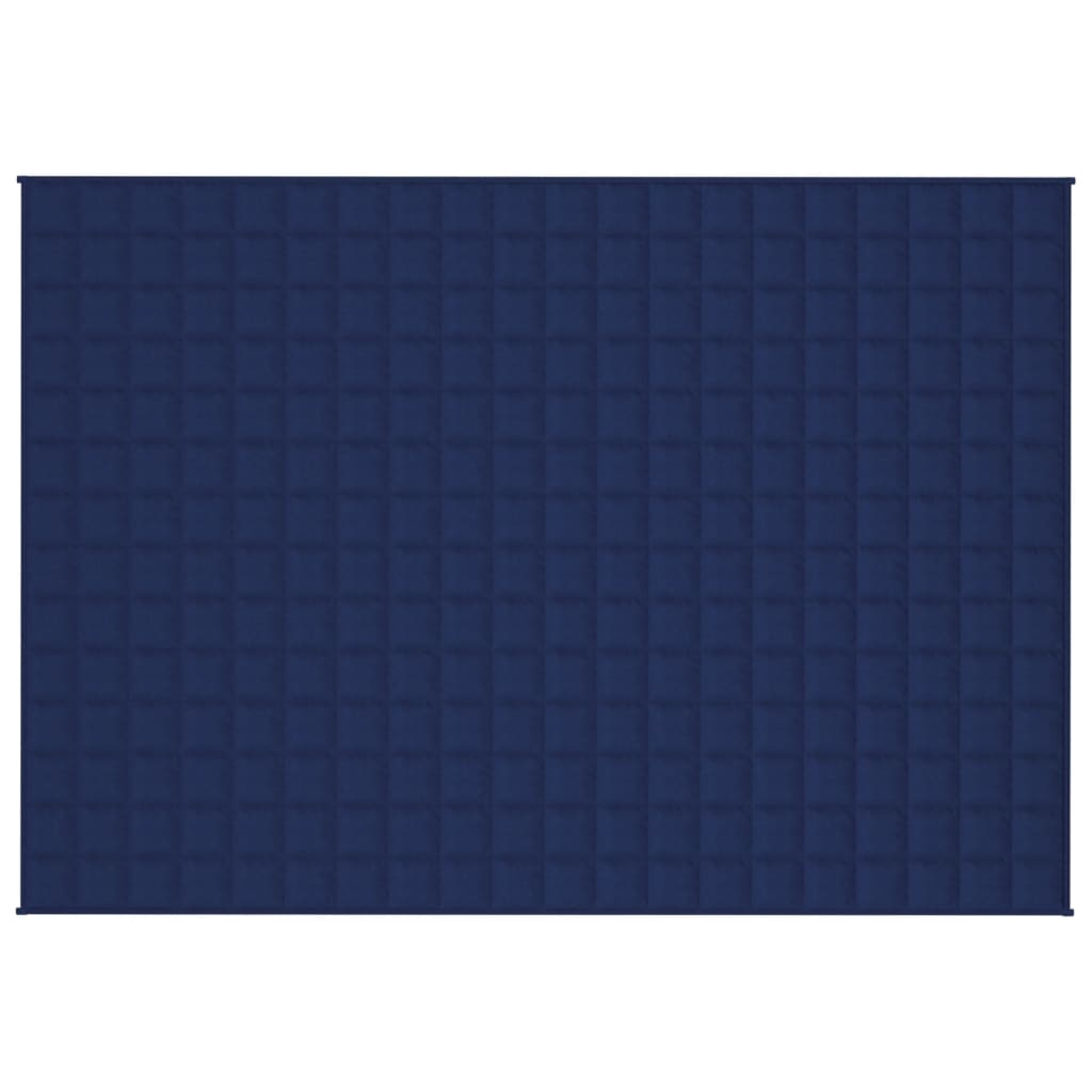 Kék szövet súlyozott takaró 135 x 200 cm 6 kg