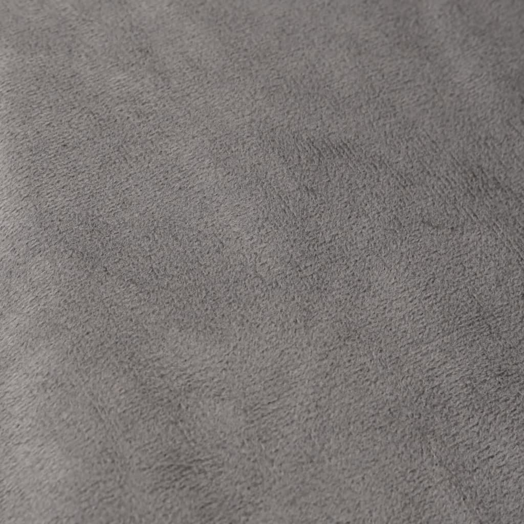 Szürke szövet súlyozott takaró huzattal 135 x 200 cm 10 kg