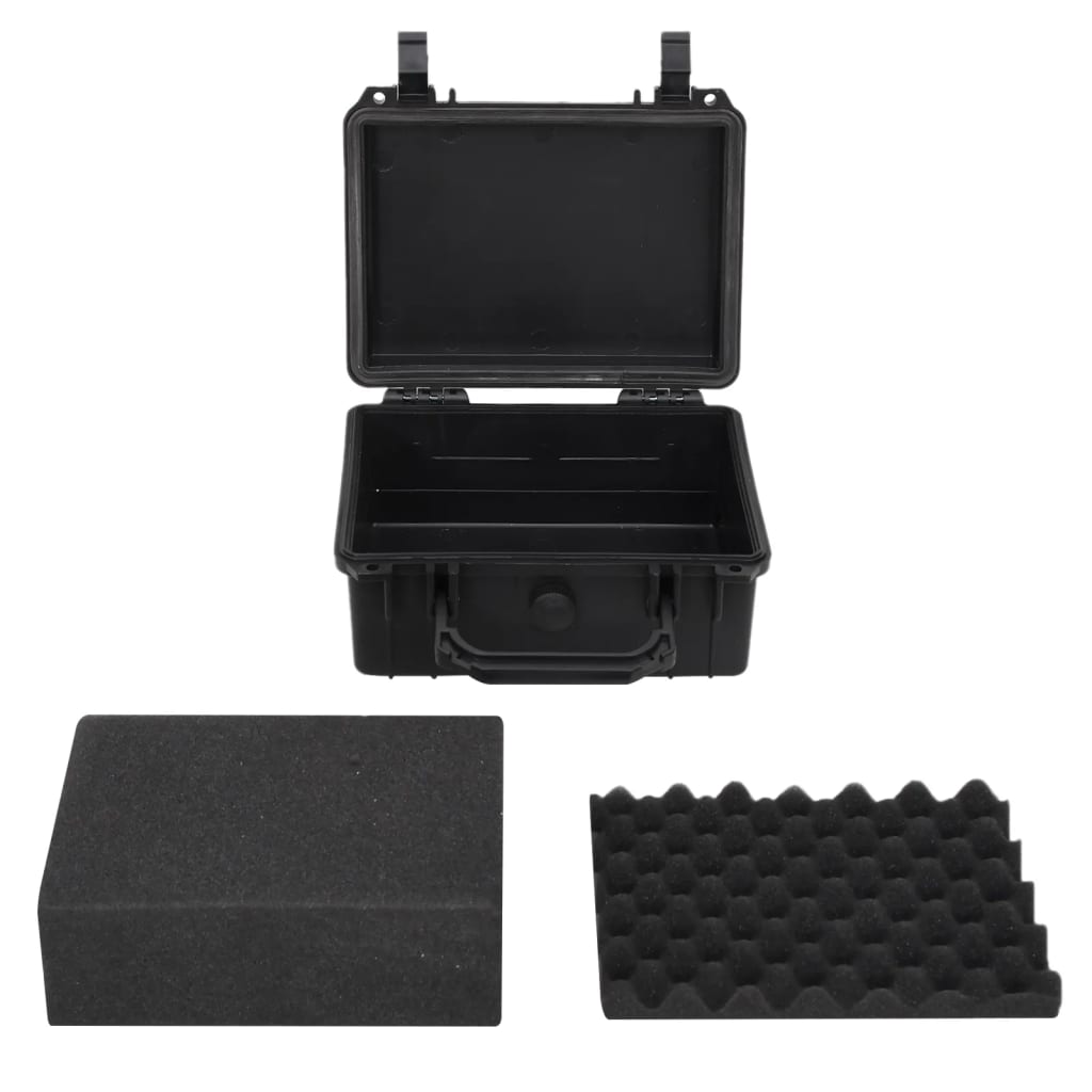 Fekete pp hordozható repülős tok 24 x 19 x 11 cm Fekete pp hordozható repülős tok 24 x 19 x 11 cm
