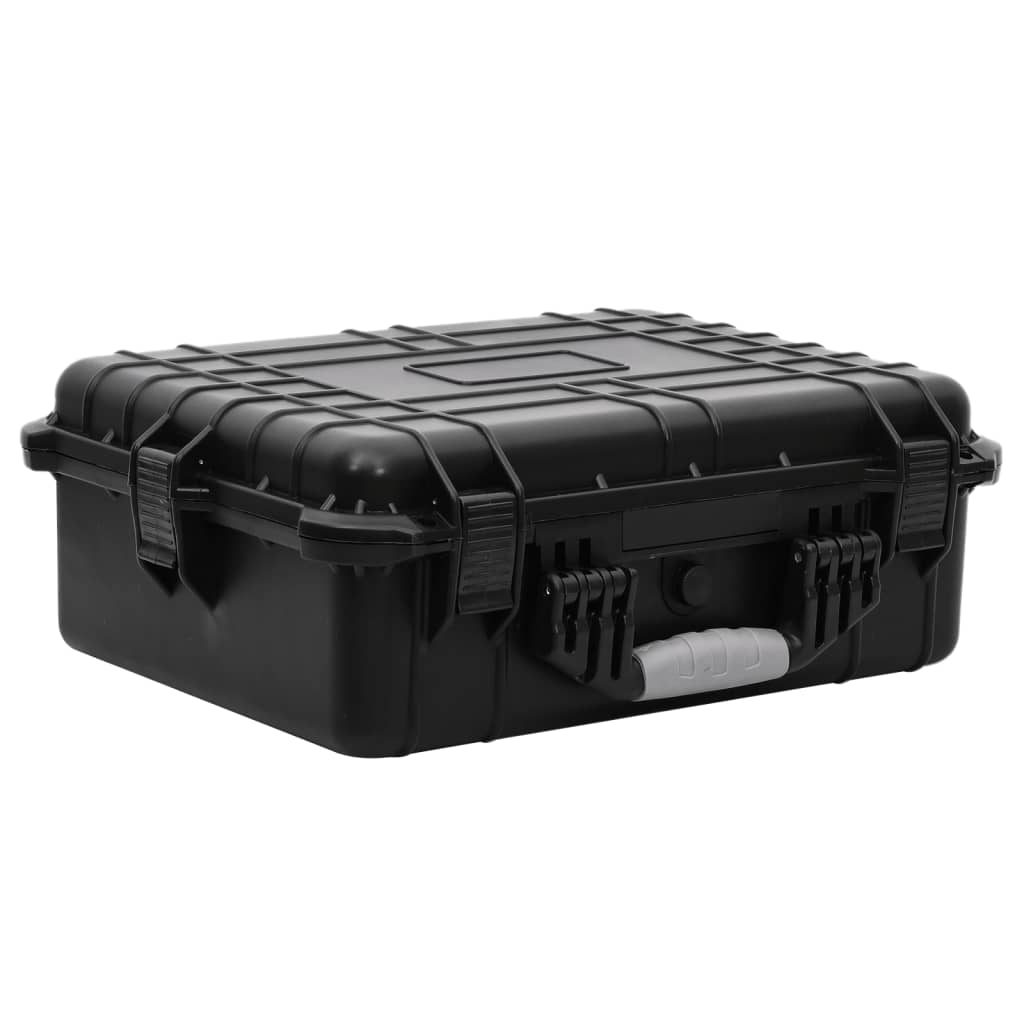 Fekete pp hordozható repülős tok 52x40x19 cm Fekete pp hordozható repülős tok 52x40x19 cm