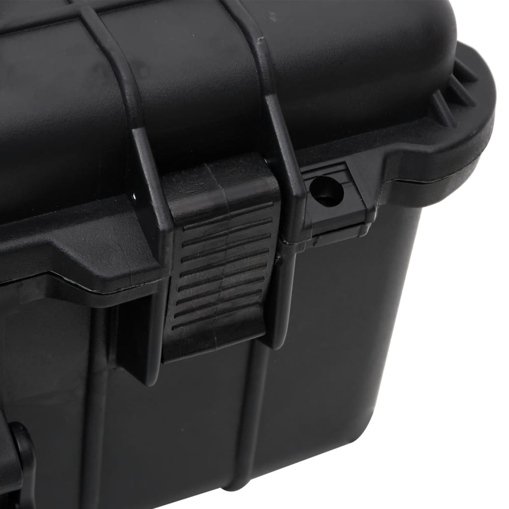 Fekete pp kerekes repülős tok 63 x 50 x 23 cm