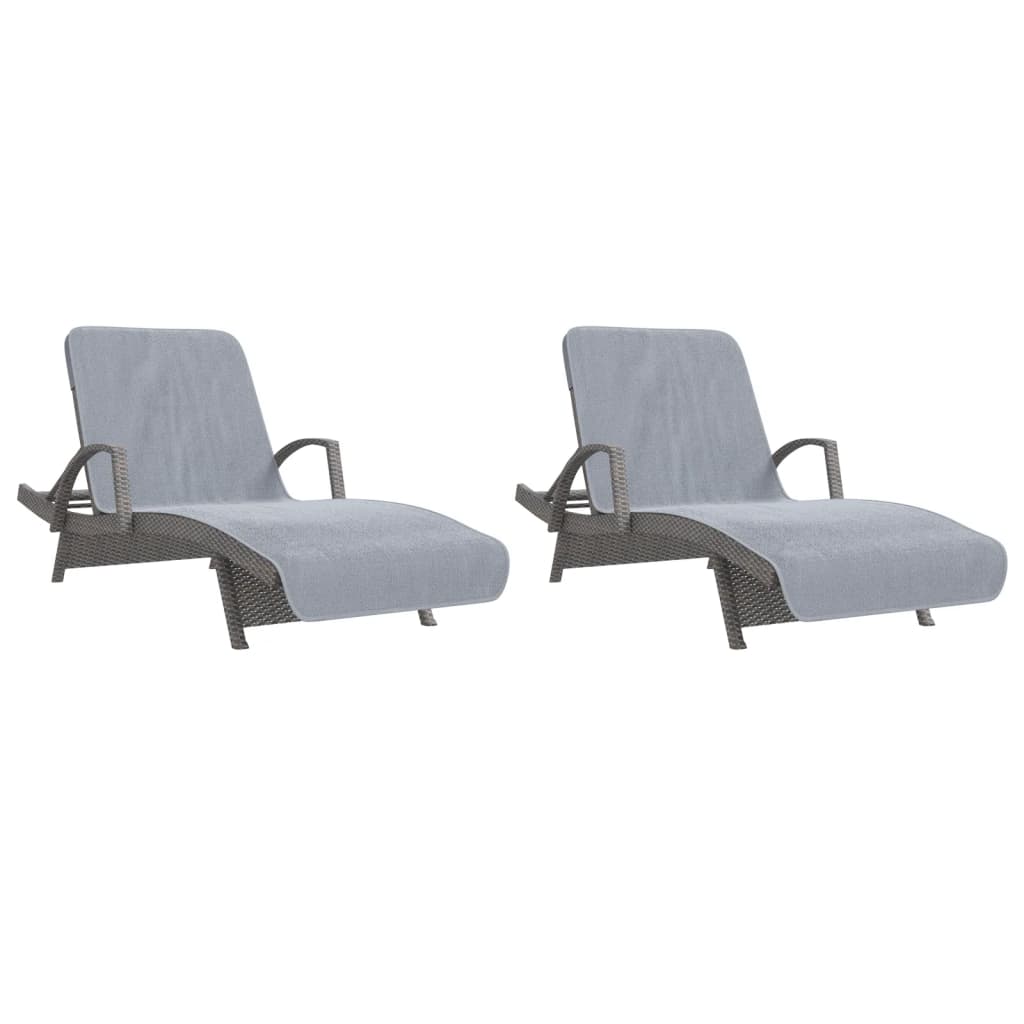 2 db szürke 400 gsm szövet strandtörölköző 75 x 200 cm 2 db szürke 400 gsm szövet strandtörölköző 75 x 200 cm