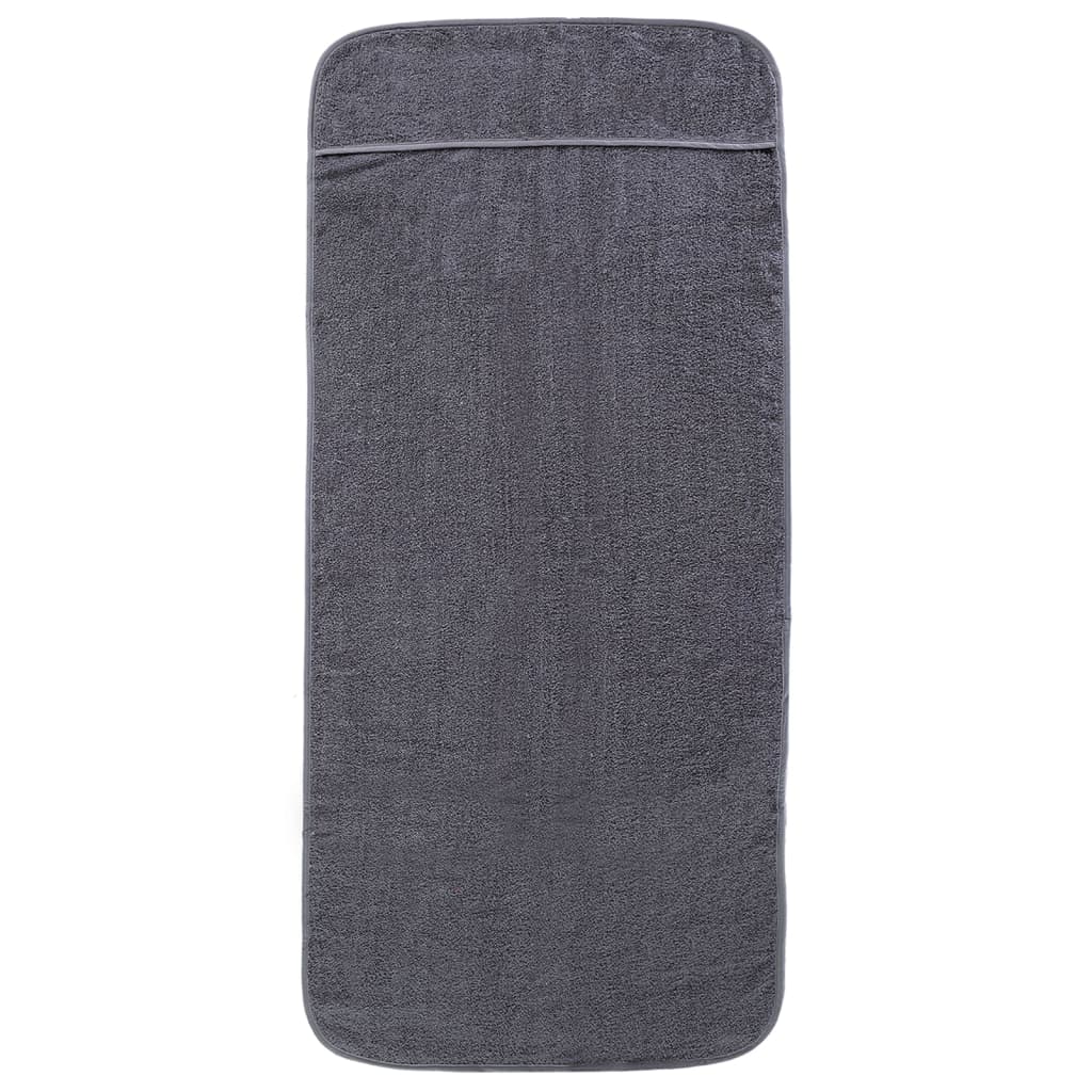 2 db antracitszürke 400 gsm szövet strandtörölköző 60 x 135 cm 2 db antracitszürke 400 gsm szövet strandtörölköző 60 x 135 cm