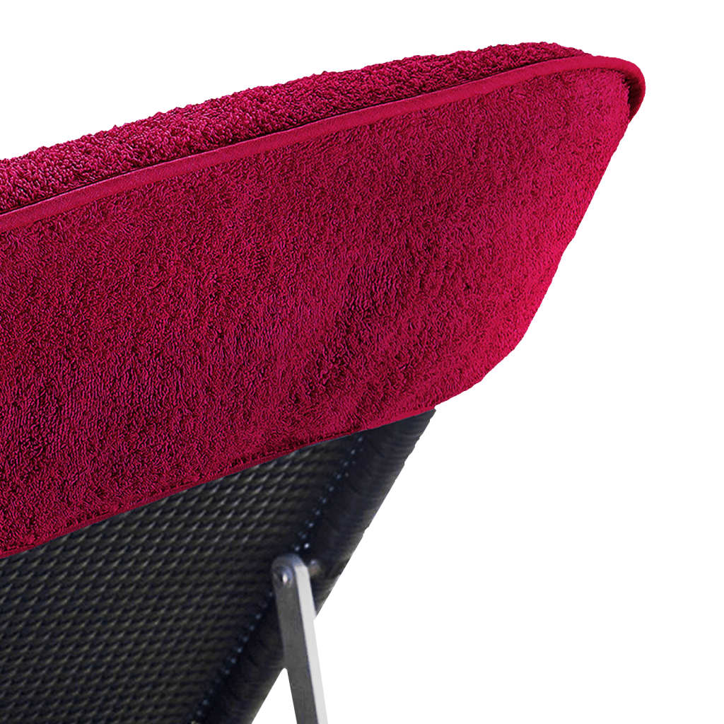 2 db burgundi vörös 400 gsm szövet strandtörölköző 60 x 135 cm