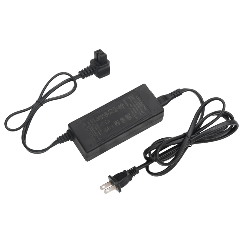 Fekete-szürke pp hűtőláda kerékkel és adapterrel 50 l