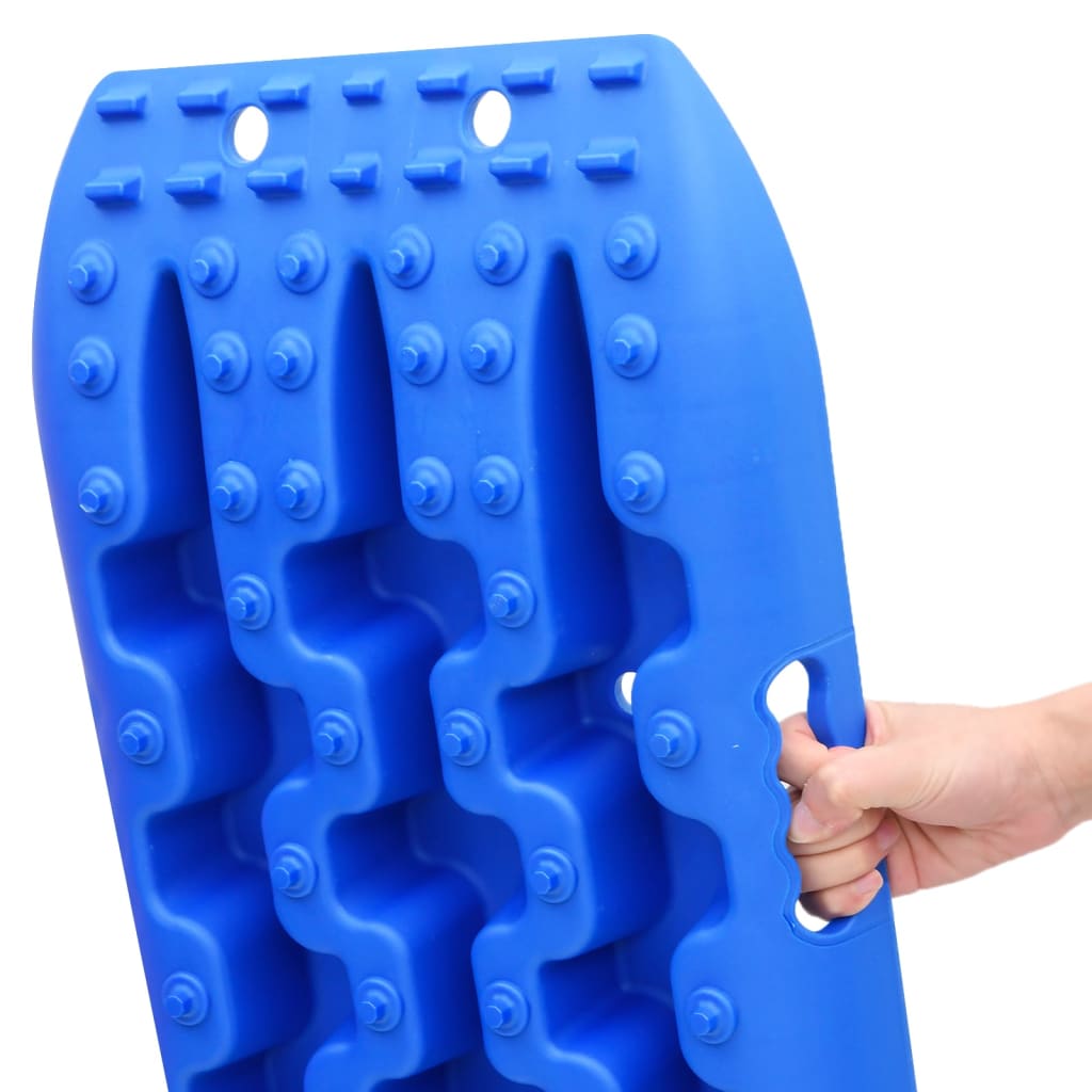 2 db kék nejlon vontatási táblák 106x30,5x7 cm